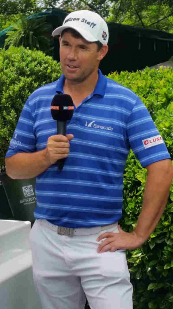 Padraig Harrington claws  his way from 'Last' in putting last week at TPC Sawgrass to top-10 after the first day at Quail Hollow.