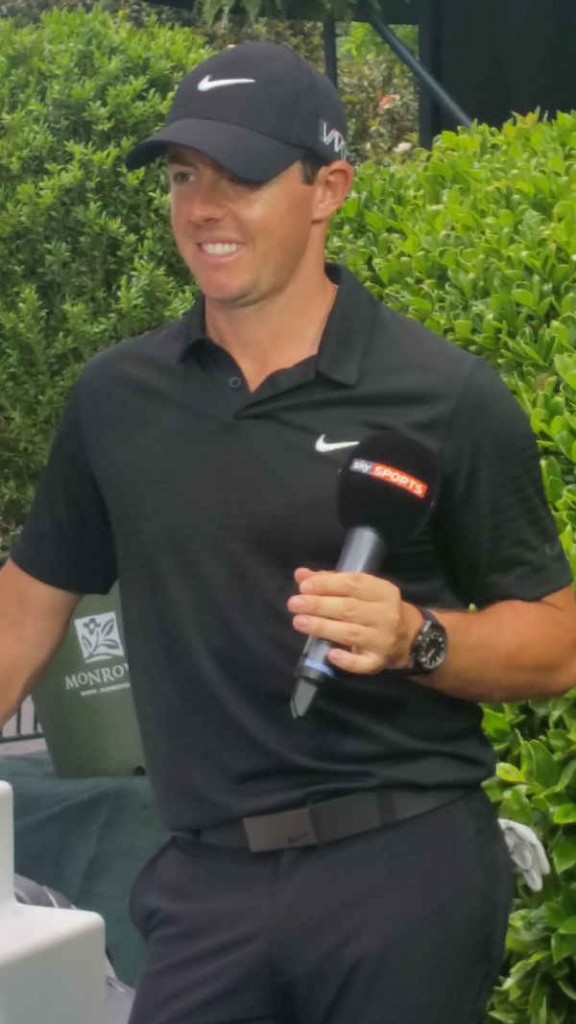 Rory McIlroy looking now to use his stature in the game to intimidate his Wells Fargo Championship rivals.