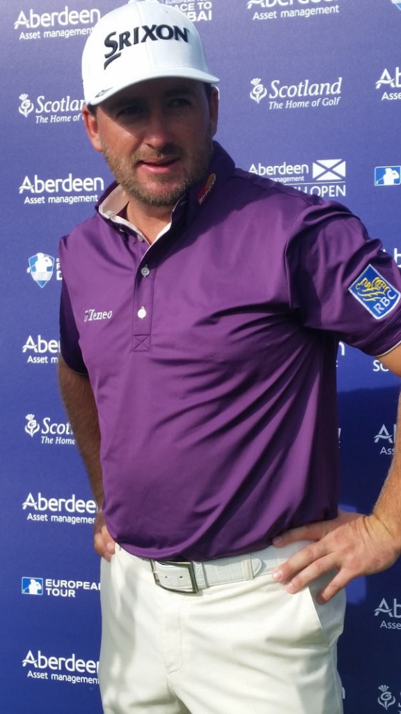 Graeme McDowell begins to refill his cup after ending run of three missed cuts at Scottish Open.  (Photo - www.golfbytourmiss.com)