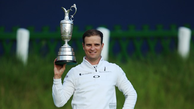 Zach Johnson does the best balancing act at the 144th Open Championship. (Photo - www.europeantour.com)