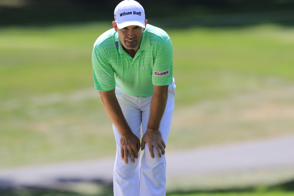 Padraig HARRINGTON (IRL) at the 9th green during Friday's Round 2 of the 2015 Bridgestone Invitational World Golf Championship held at the Firestone Country Club, Akron, Ohio, United States of America. 7/08/2015. Picture Eoin Clarke, www.golffile.ie