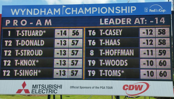 Donald does well in pro-am.