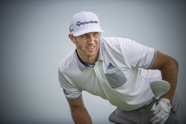 American Dustin Johnson follows his drive on the 16th during the opening round of the 2015 PGA Championship at Whistling Straits (Photo: Anthony Powter)