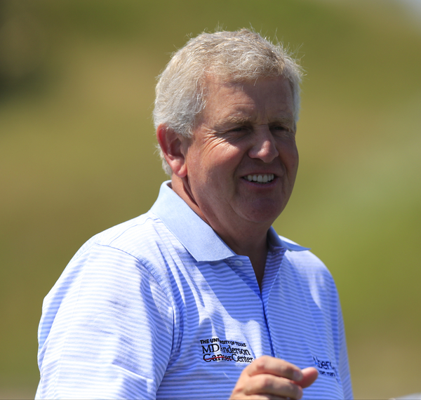 Colin Montgomerie (SCO) all smiles on the range during Wednesday's Practice Day of the 97th US PGA Championship 2015 held at Whistling Straits, Mosel, Kohler, Wisconsin, United States of America. 12/08/2015. Picture Eoin Clarke, www.golffile.ie