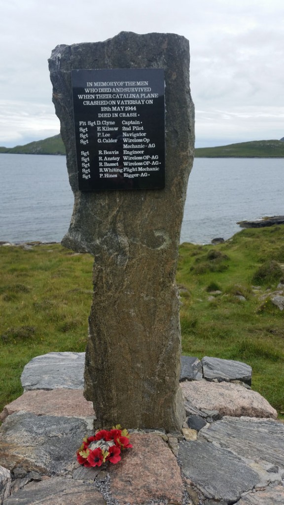 WW 2 memorial to crashed airplane.