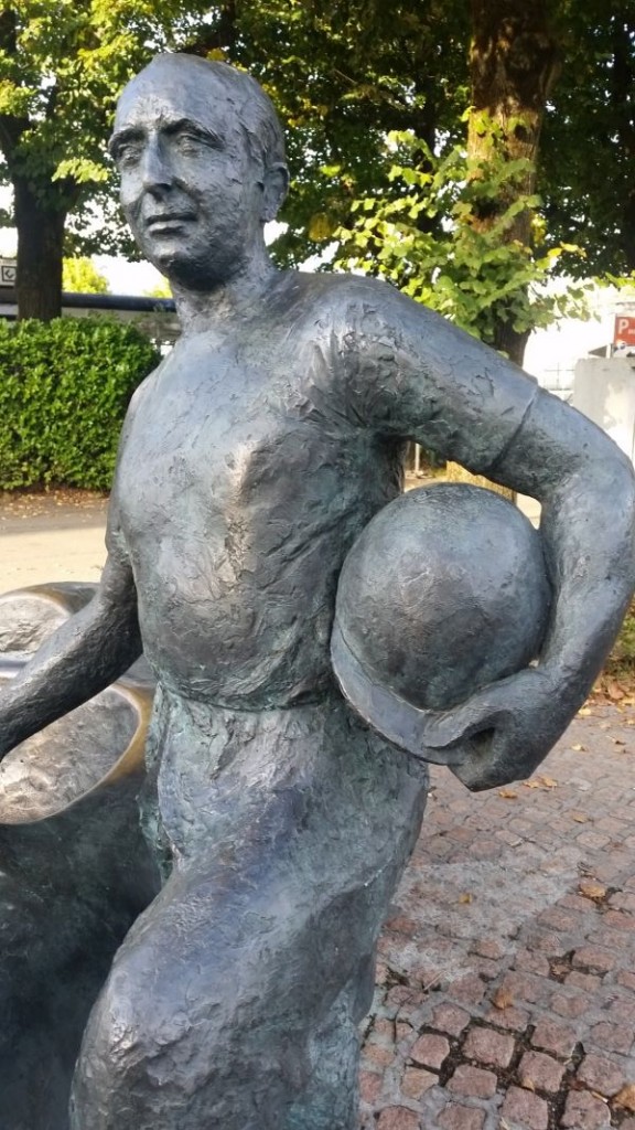 Juan Fangio - five time F1 World Champion and remembered at Monza.