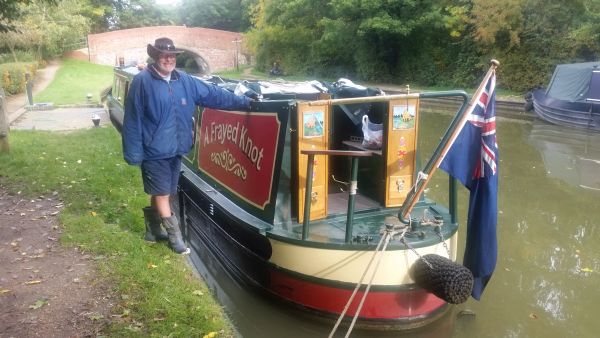 'A Frayed Knot' and its happy owner.