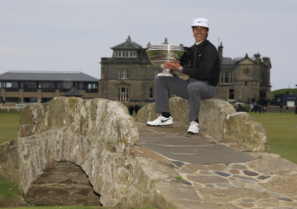 Tjorborn Olesen (DEN) wins the 2015 Alfred Dunhill Links Championship at the Old Course in St. Andrews in Scotland on 4/10/15. Picture: Thos Caffrey | Golffile