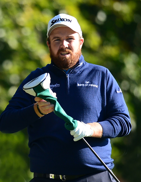 Shane Lowry of Ireland looks on during Round 2 of the 2015 British Masters at the Marquess Course, Woburn, in Bedfordshire, England on 9/10/15. Picture: Richard Martin-Roberts | Golffile