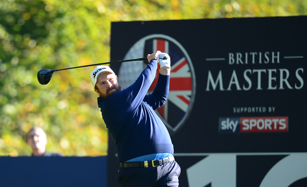 Shane Lowry rebounds from being elbowed in the face to be within good sight of the lead on day two British Masters. (Photo - David Lloyd/www.golffile.ie)