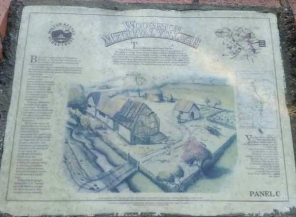 Plan of Woughton Medieval Village.