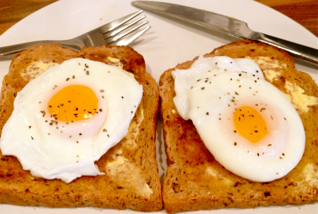 A hint what could be on the Masters Champions dinner menu should Rory McIlroy win at Augusta National - poached eggs on toast.
