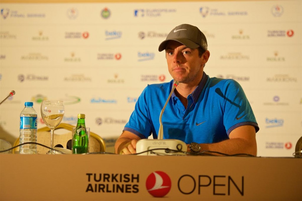 Four-time Major winner Rory McIlroy making his debut this year in the Turkish Airlines Open.