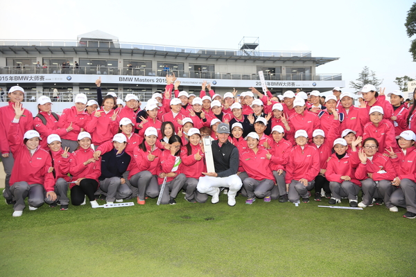 Kristoffer Broberg (SWE) wins the BMW Masters at Lake Malaren Golf Club in Boshan, Shanghai, China on Sunday 15/11/15. Picture: Thos Caffrey | Golffile All photo usage must carry mandatory copyright credit (© Golffile | Thos Caffrey)