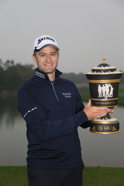 Russell Knox (SCO) winner of the WGC HSBC Champions.(Picture: Golffile | Fran Caffrey) All photo usage must carry mandatory copyright credit (© Golffile | Fran Caffrey)