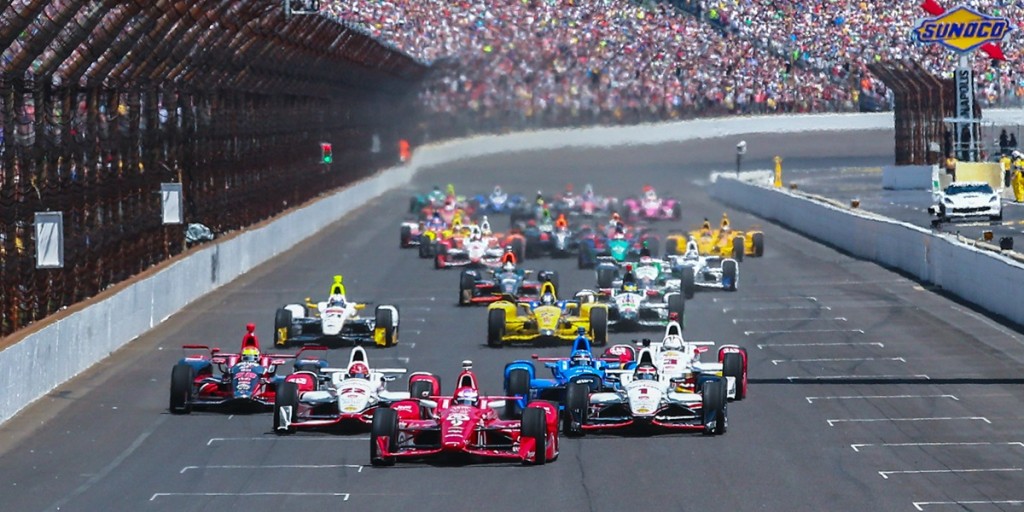 Indianapolis Motor Speedway and the start of the infamous Indianapolis 500.
