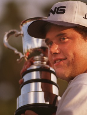 Lee Westwood wins 1997 Australian Open defeating then World NO. 1 Greg Norman