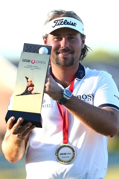 Frenchma Victor Dubuisson wins a second Turkish Airlines Open in three years. (Photo - www.europeantour.com)