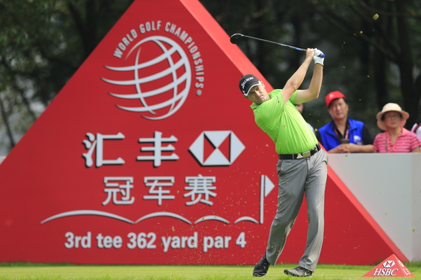 Scotland's Russell Knox on day three of the WGC - HSBC Champions event. (Photo - Fran Caffrey/www.golffile.ie)