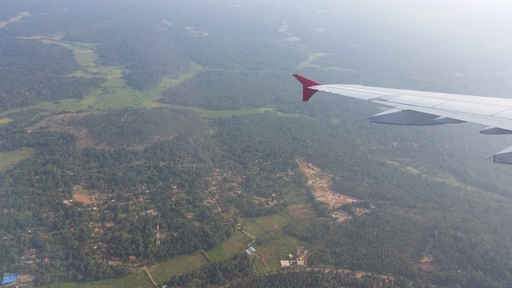 Coming into land at Colombo