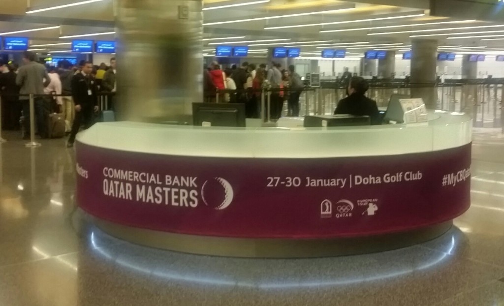 Welcome to Qatar and this week's Commercial Bank Qatar Masters.