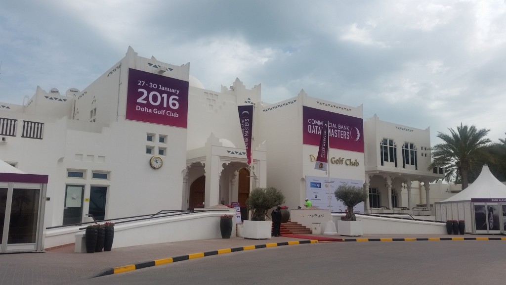 A familiar sight for the past 17 years - the Doha Golf Club clubhouse.