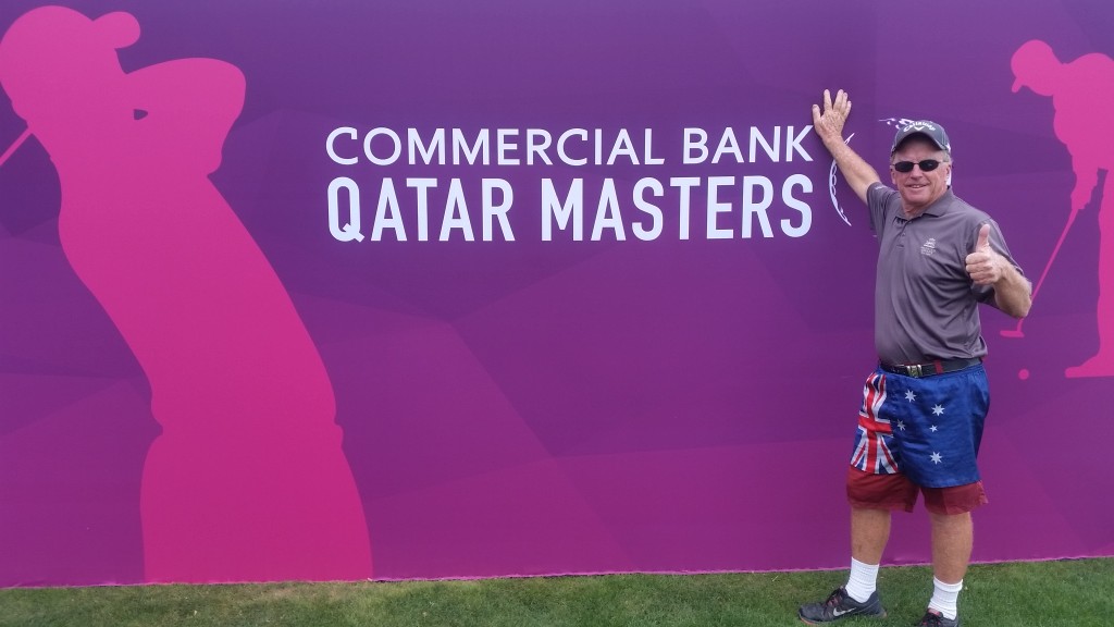 Australia Day at the Commercial Bank Qatar Masters.