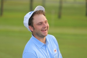 Andy Sullivan expresses surprise he's paired with Shane Lowry. (Photo - Eoin Clarke/www.golffile.ie)