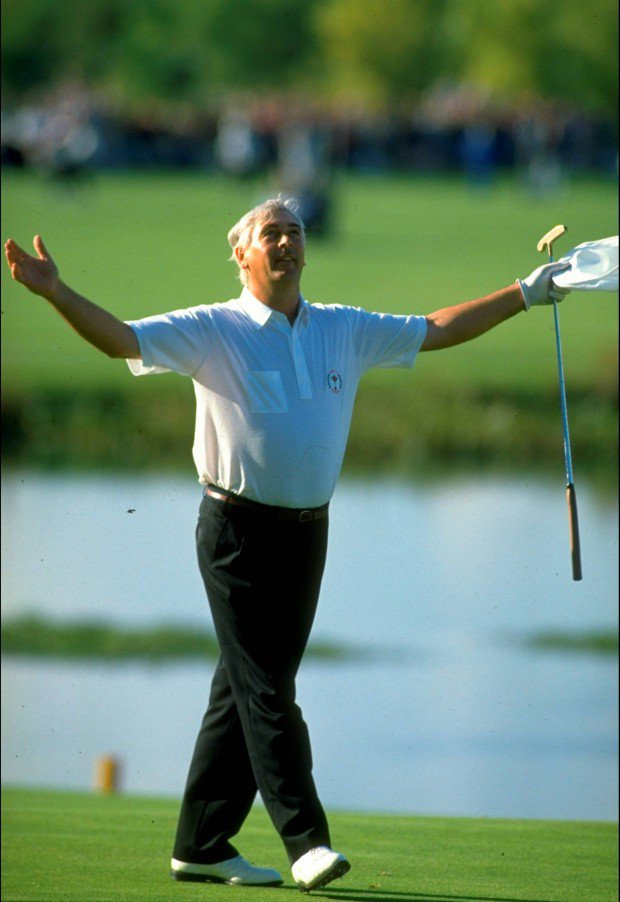 The shot, a 2-iron into the final green at the Belfry in the 1989 Ryder Cup that defined the career of the late Christy O'Connor Jnr.