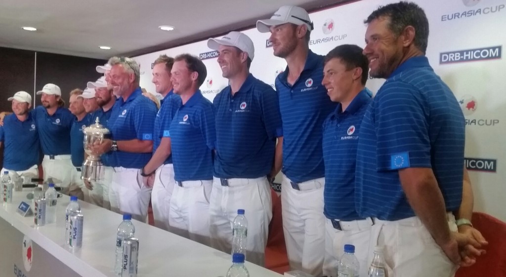 All Clarke's winning men in a row. (Photo - www.golfbytourmiss.com)