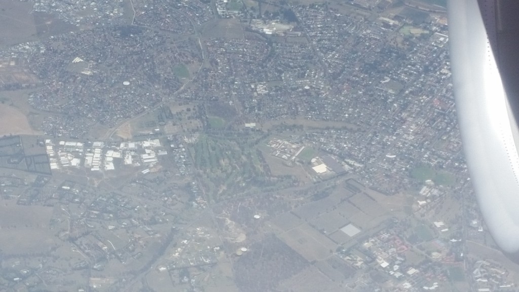 Bathurst GC laid out below from my Air Asia flight to Kuala Lumpur