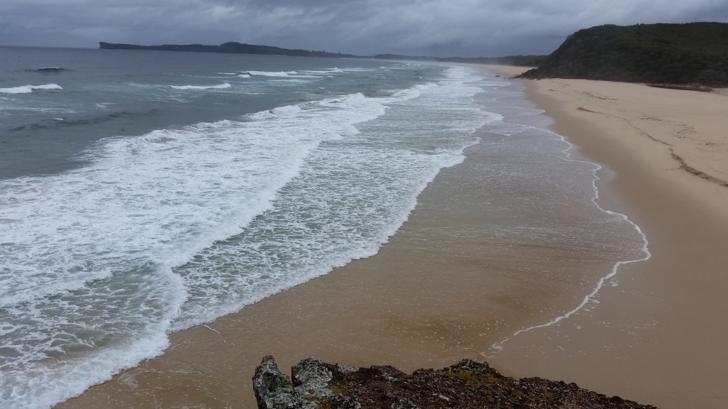 Unspoilt, unhurried and uninhabited Grants Beach on the NSW North Coast.