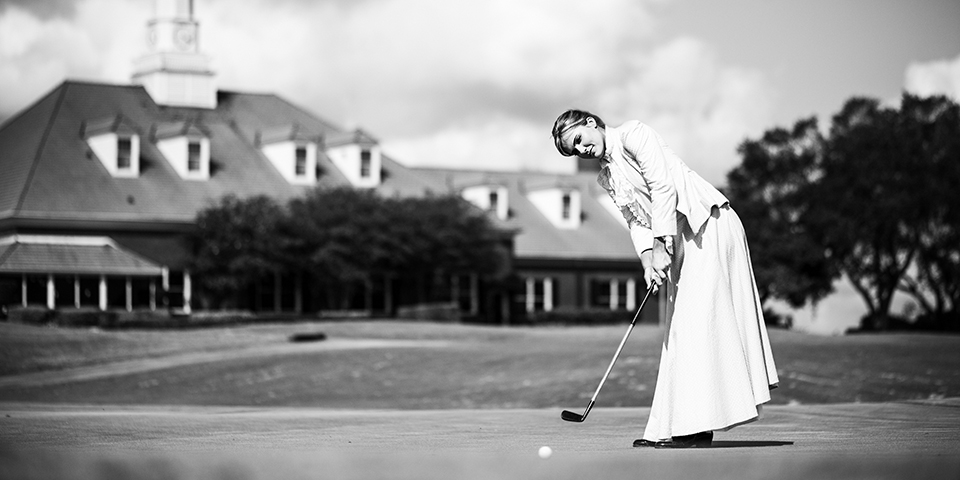 Lexi Thompson poses for a portrait in Coral Springs, FL, USA. Photo - Robert Snow/Red Bull.