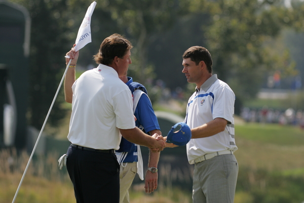 Padraig Harrington's and Phil Mickelson's friendship goes back further than the 2008 Ryder Cup. (Photo - www.golffile.ie)