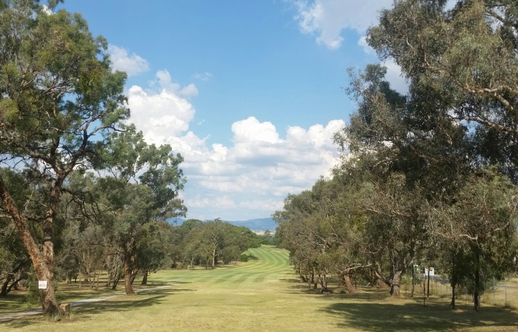 The long par five 15th hole at Bathurst GC.