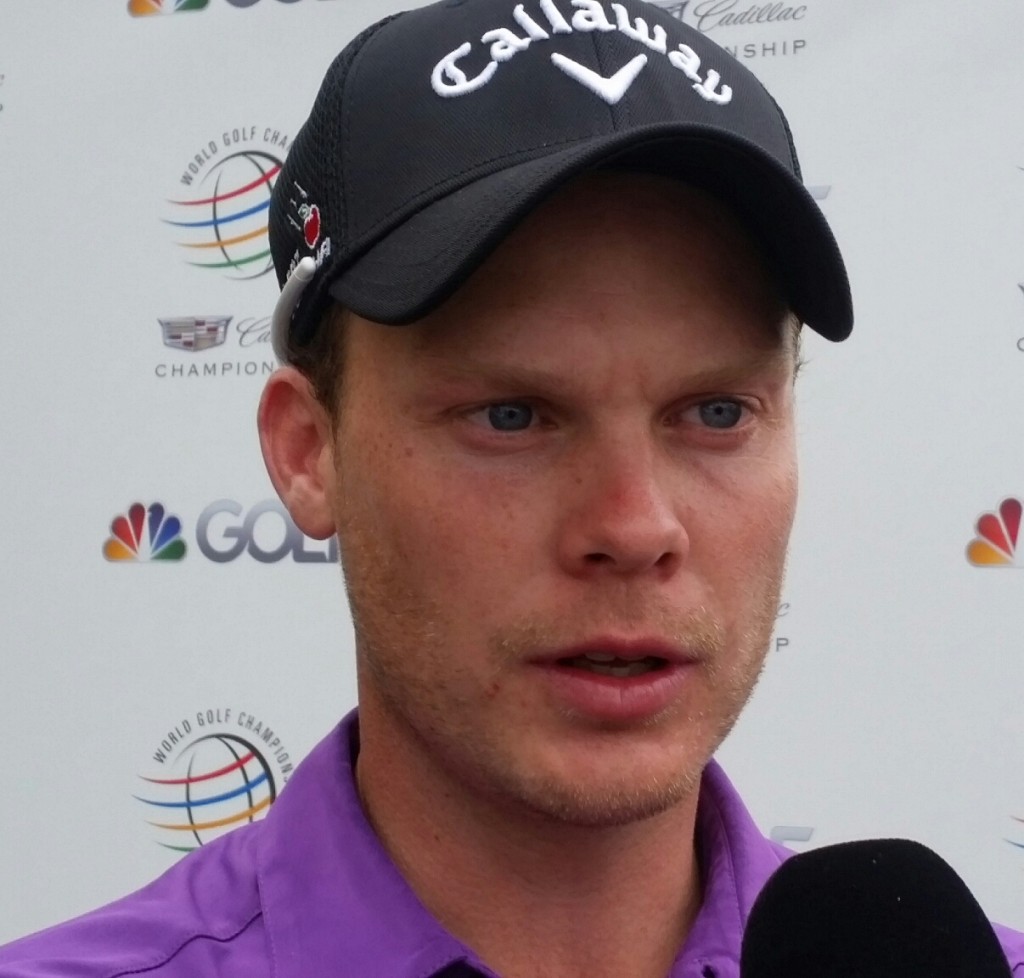 Danny Willett speaking after posting a four under par 68.