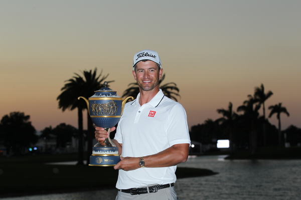 Adam Scott (AUS) Champion, after the Final Round of the WGC Cadillac Championship, Blue Monster, Trump National, Doral, Florida, USA. 06/03/2016. Picture: Golffile | Mark Davison All photo usage must carry mandatory copyright credit (© Golffile | Mark Davison)