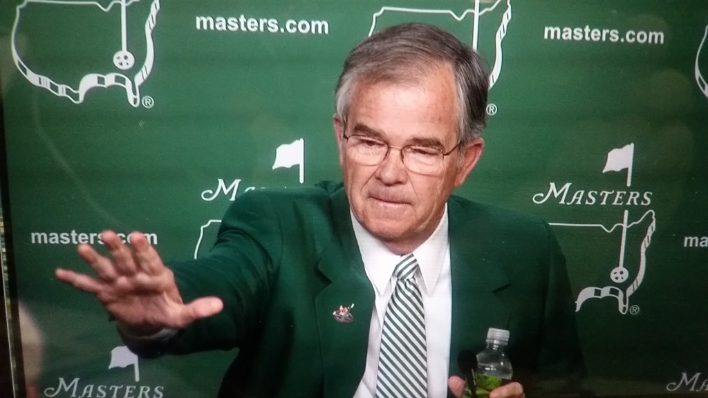 Masters Chairman Billy Payne 'reaching out' to the media at today's media briefiing
