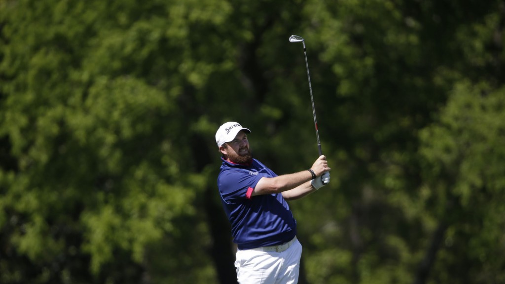 Shane Lowry on route to a four under par 68 and a share of second. (Photo - www.Masters.com)