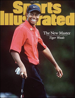 Tiger Woods breaks all sorts of records in winning the 1997 Masters and helping inspire an 11-year old Russell Knox.