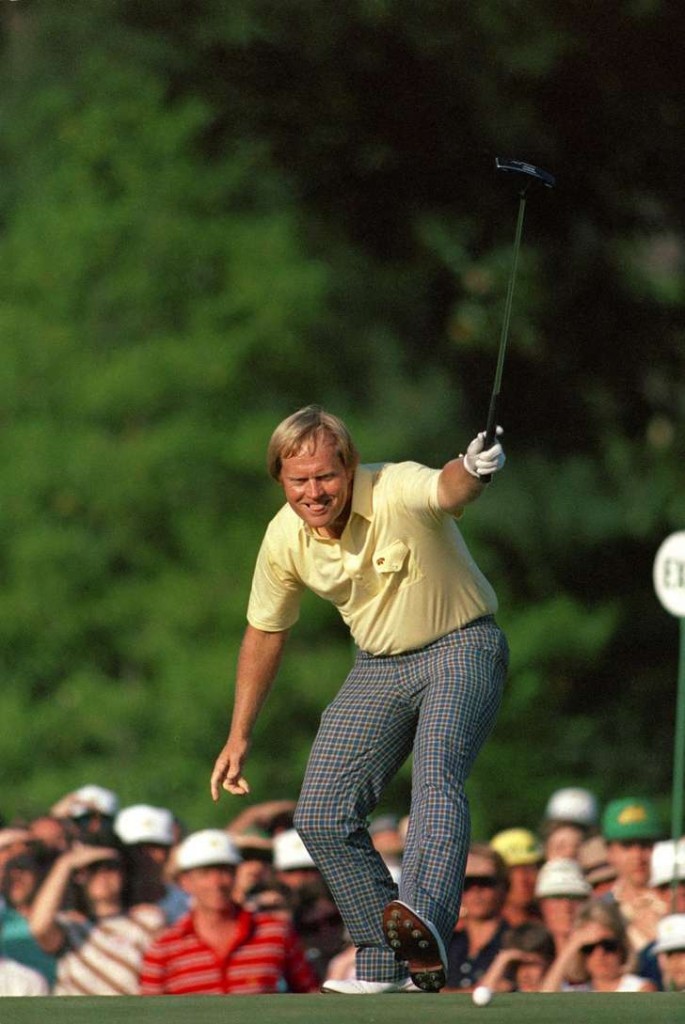 Jack Nicklaus rallies to win an 18th Masters.