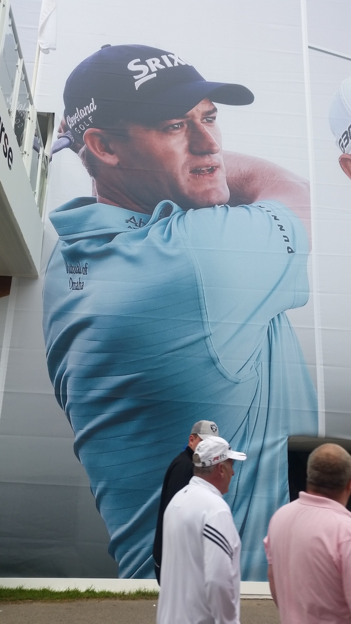 Scotland's Russell Knox warms to the thought of seeing a huge picture of himself at the back of the grandstand at the 18th hole at Wentworth