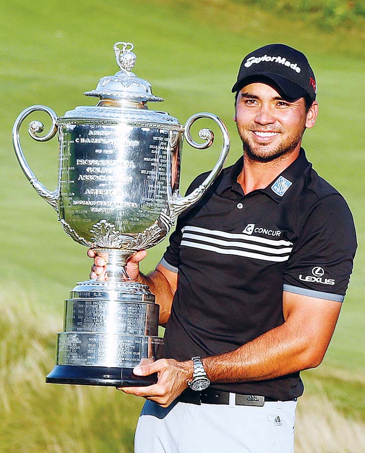 Jason Day will tee up in the defence of his PGA Championship alongside Phil Mickelson and Rory McIlroy.