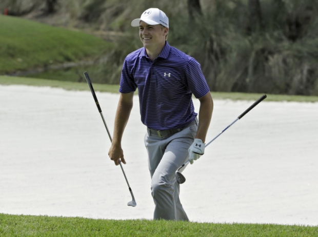 Jordan Spieth in a relaxed mood ahead of this week's Players Championship - Photo AP