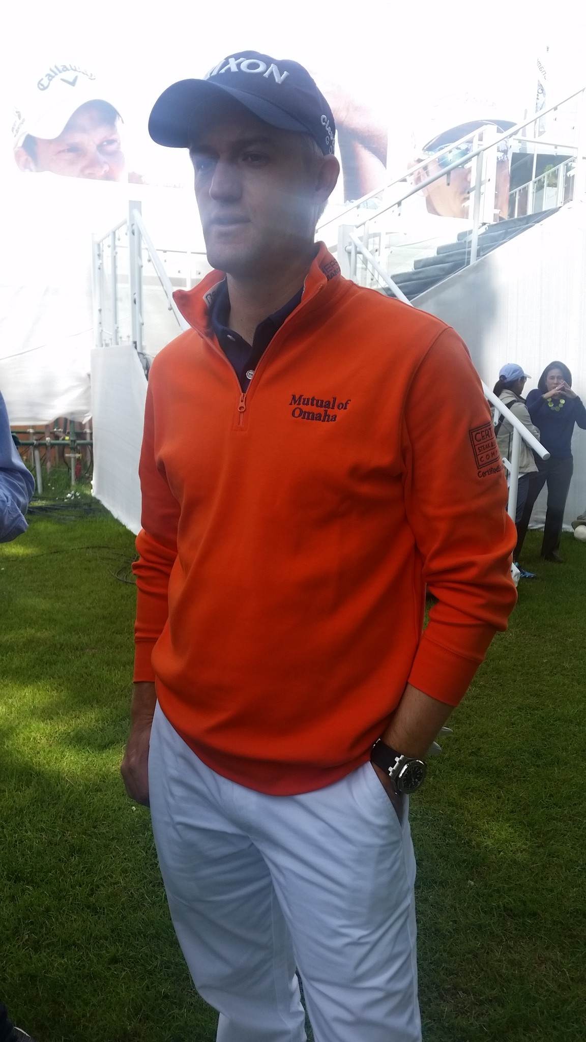 Russell Knox after his shock score of 75 - second week running he's shot a three par tally.