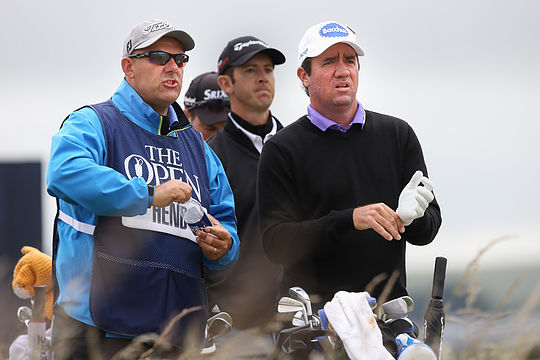Scott Hend and Tony Carolan at The Open. (Photo - www.golfgrinder.com)
