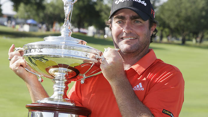Steven Bowditch this week defends his ATT Byron Nelson title. (AP Photo) 
