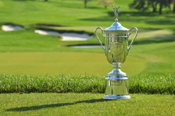 The famed U.S. Open trophy. Who will it be handed to this year?