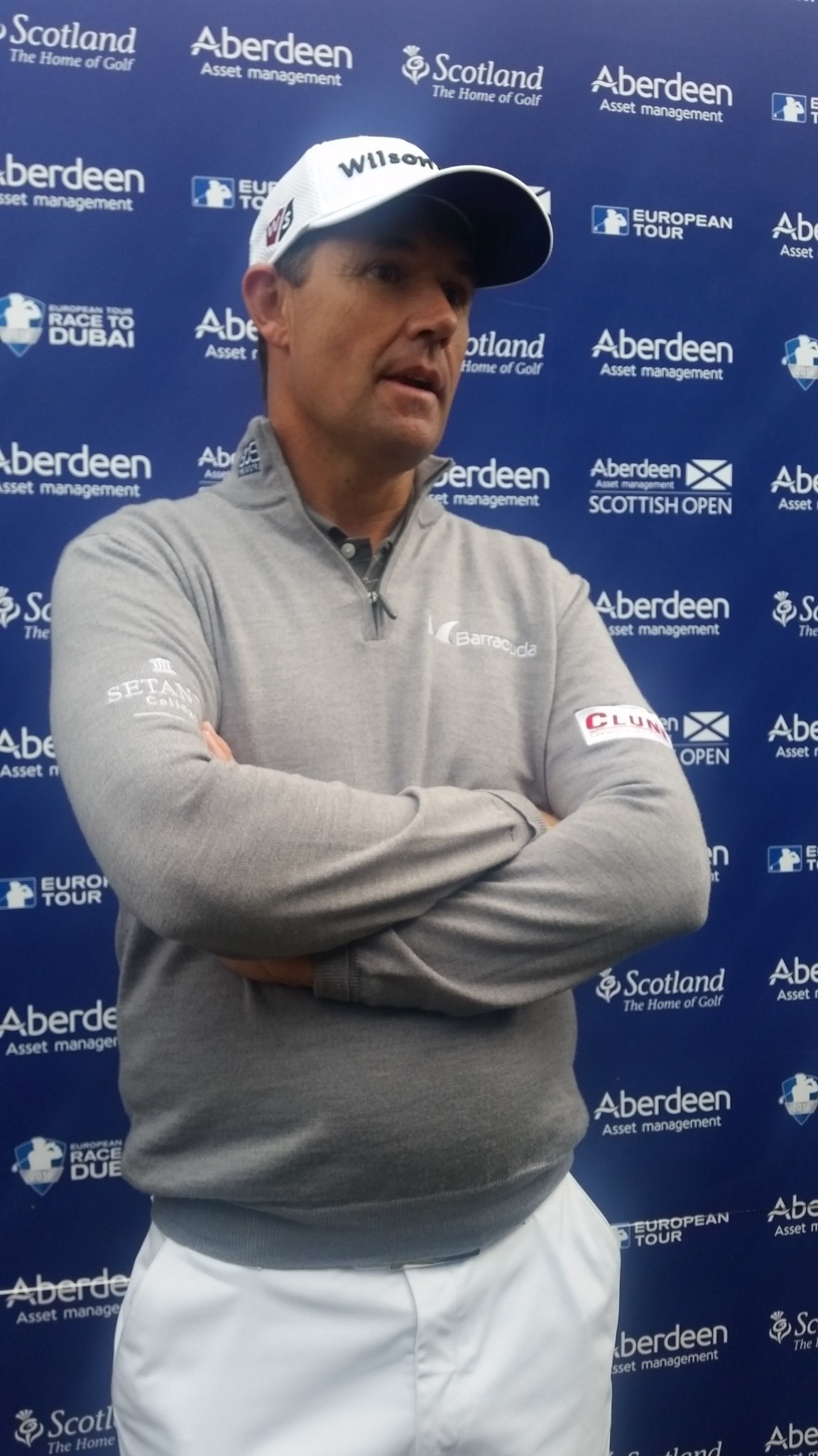 Padraig Harrington happy to have passed pre-Open test at Castle Stuart.