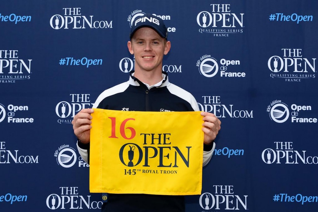 Brandon Stone making his Majors debut at Royal Troon.  (Photo thanks to R & A)